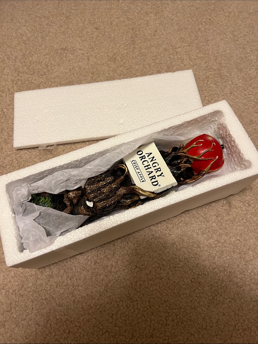 New Angry Orchard Hard Apple Cider Tap Handle